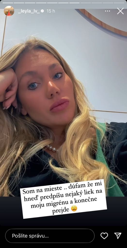 Laura navštívila neurológa. 