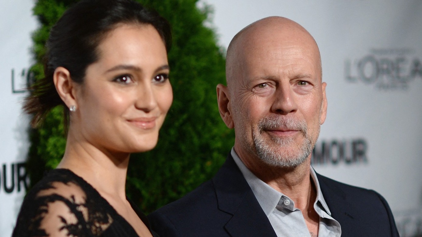 Emma Heming s manželom Bruceom Willisom.