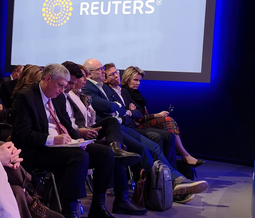 Na panelu prisustvuje i belgijska kraljica Matilda (poslednja na fotografiji)