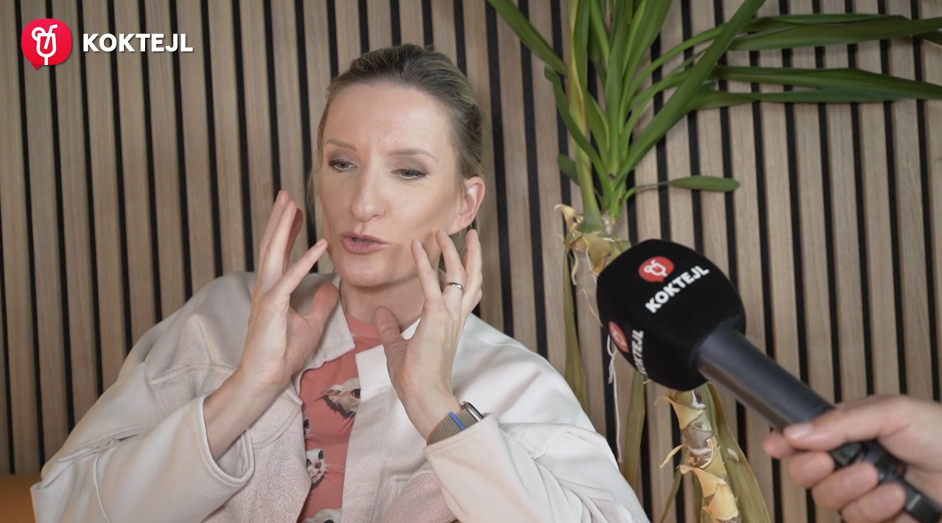 Moderátorka Adela Vinczeová.