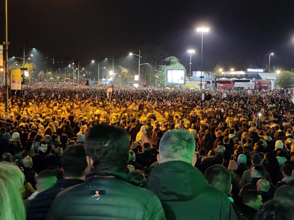 Protest u  Novom Sadu