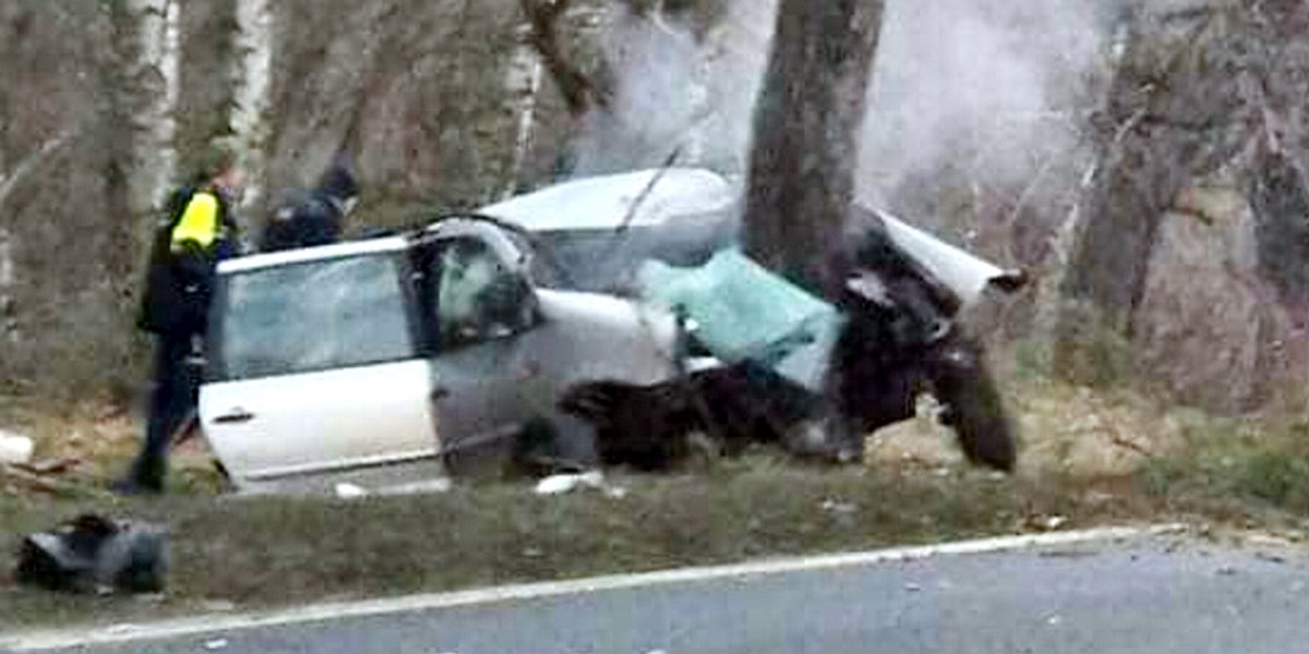 Tragiczny wypadek niedaleko Golubia-Dobrzynia. 