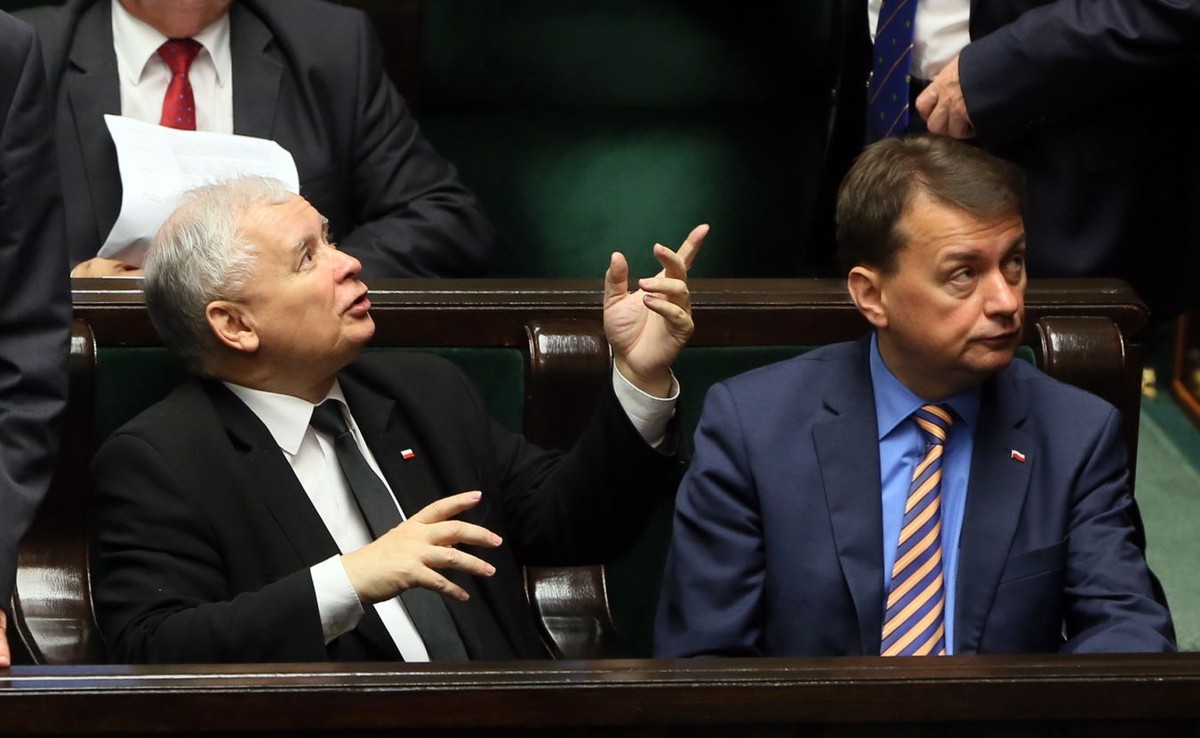 Jarosław Kaczyński i Mariusz Błaszczak