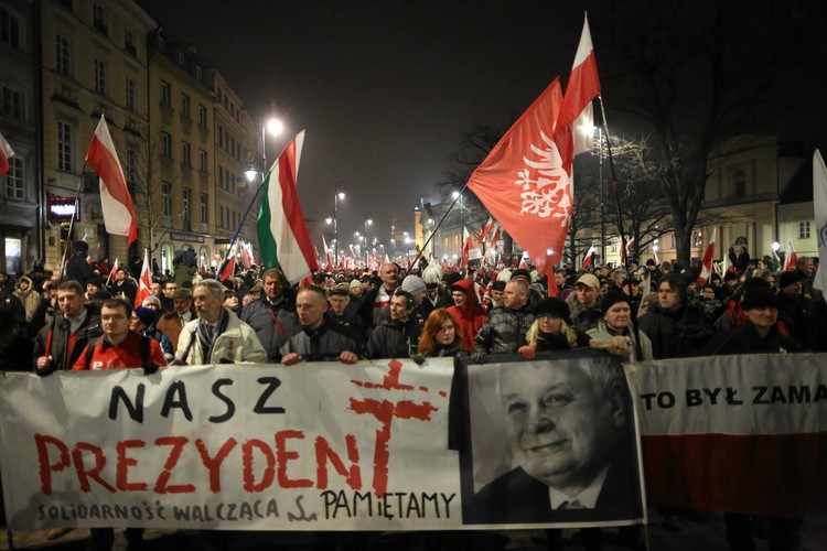 Marsz Pamięci ofiar katastrofy w Smoleńsku