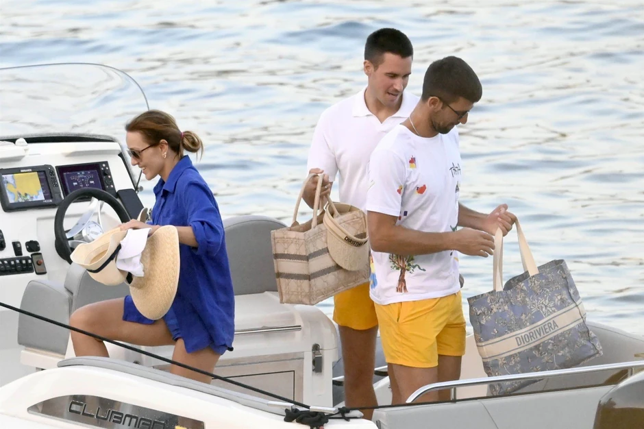 Novak i Jelena Đoković Mikonos