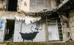 Banksy opublikował na Instagramie film o swoim pobycie na Ukrainie