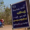 Starlink kafići su se pojavili širom Mjanmara pošto je hunta uvela isključenja interneta u nekim oblastima. | Foto: Thierry Falise/LightRocket via Getty Images