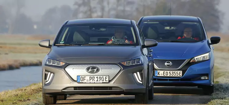 Hyundai Ioniq kontra Nissan Leaf - auta elektryczne dla ludu