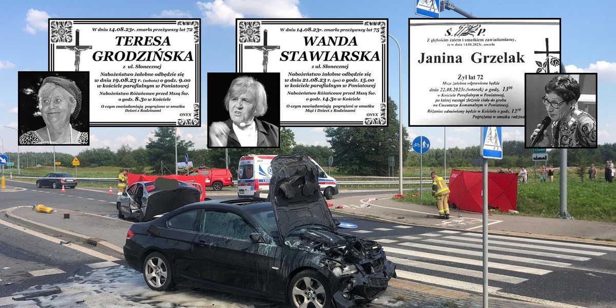 Wanda, Teresa i Janina zginęły w strasznym wypadku. Były aktorkami lokalnego teatru w Poniatowej. 