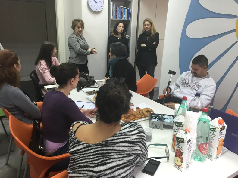 Članovi Društva MS Srbije na današnjem skupu u Beogradu