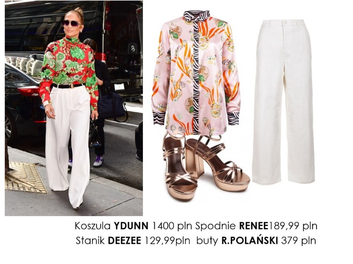 STYLIZACJE inspirowane zestawami Jennifer Lopez