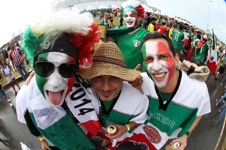 Meksykanie najbarwniejszymi kibicami na mundialu w Brazylii