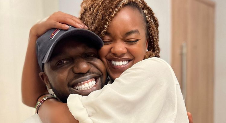 CNN journalist Larry Madowo with DW News anchor Edith Kimani in photo which confirmed their relationship