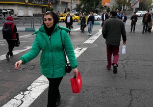 Ulice Teherana, Iran, 7.11.2024.