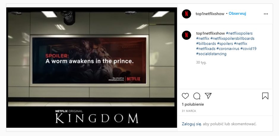 źródło: instagram.com/top1netflixshow