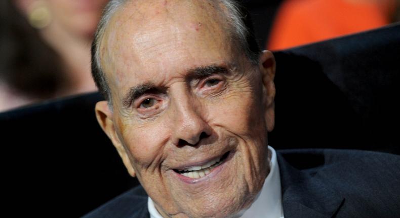 Bob Dole at The Republican National Convention in Cleveland, Ohio.