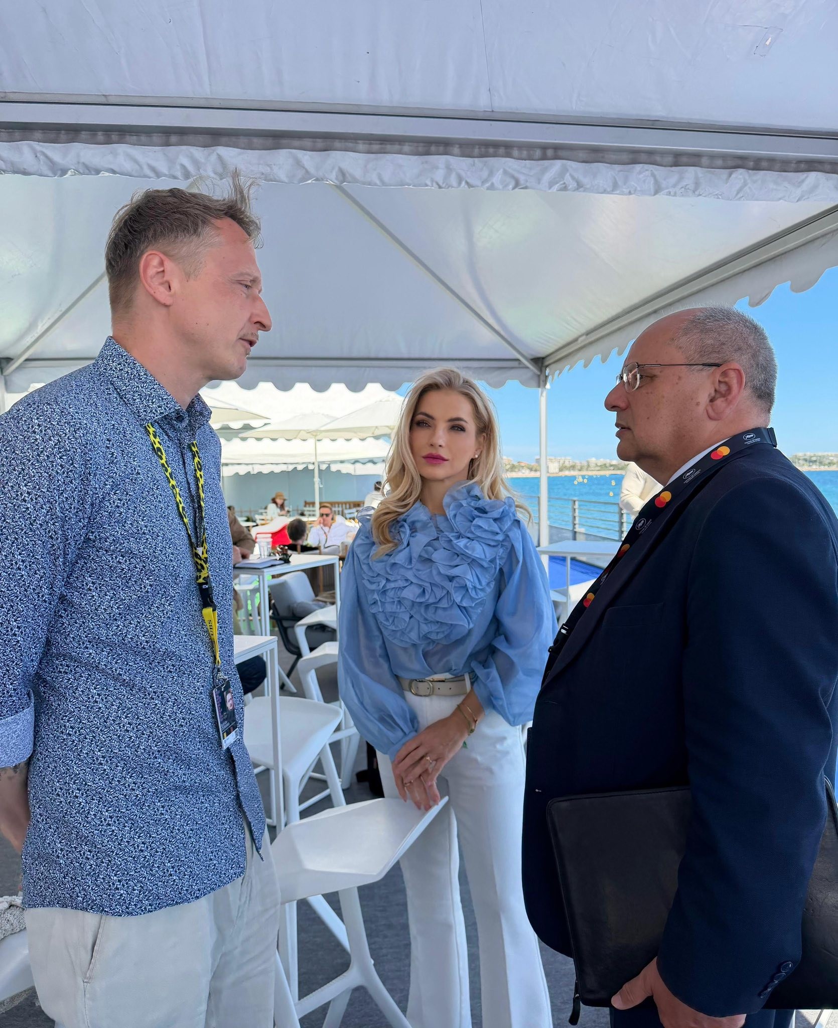 Ministerka kultúry Martina Šimkovičová v Cannes.