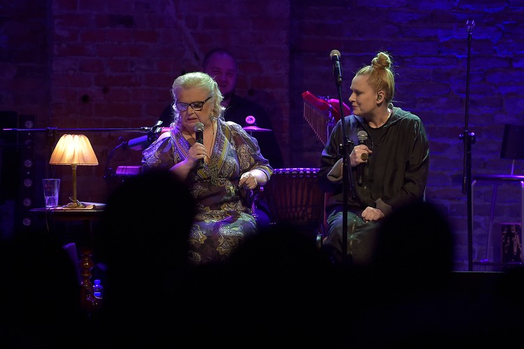 Stanisława Celińska i Katarzyna Nosowska podczas jubileuszowego koncertu '45 lat minęło!'