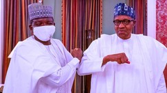 Buhari salutes 'young' Zamfara Gov Matawalle at 60