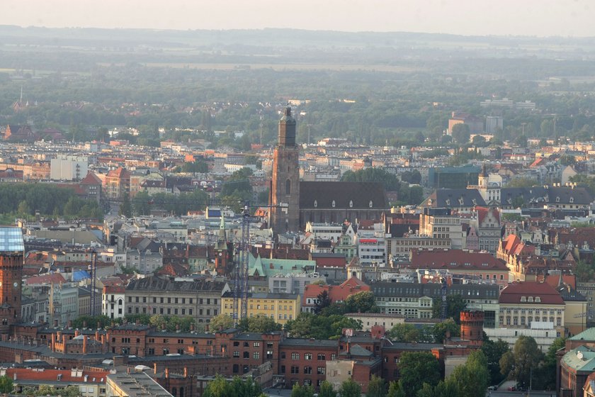 Widok ze Skytower