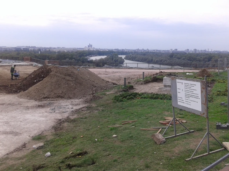 Radovi na platou kod "Pobednika"