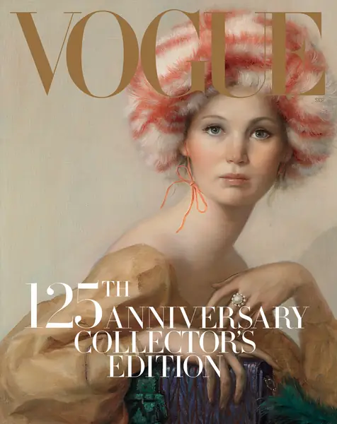 kładka &quot;Vogue&quot; wrzesień 2017 autorstwa Johna Currina