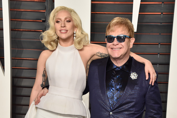 Elton John obecie w towarzystwie Lady Gagi