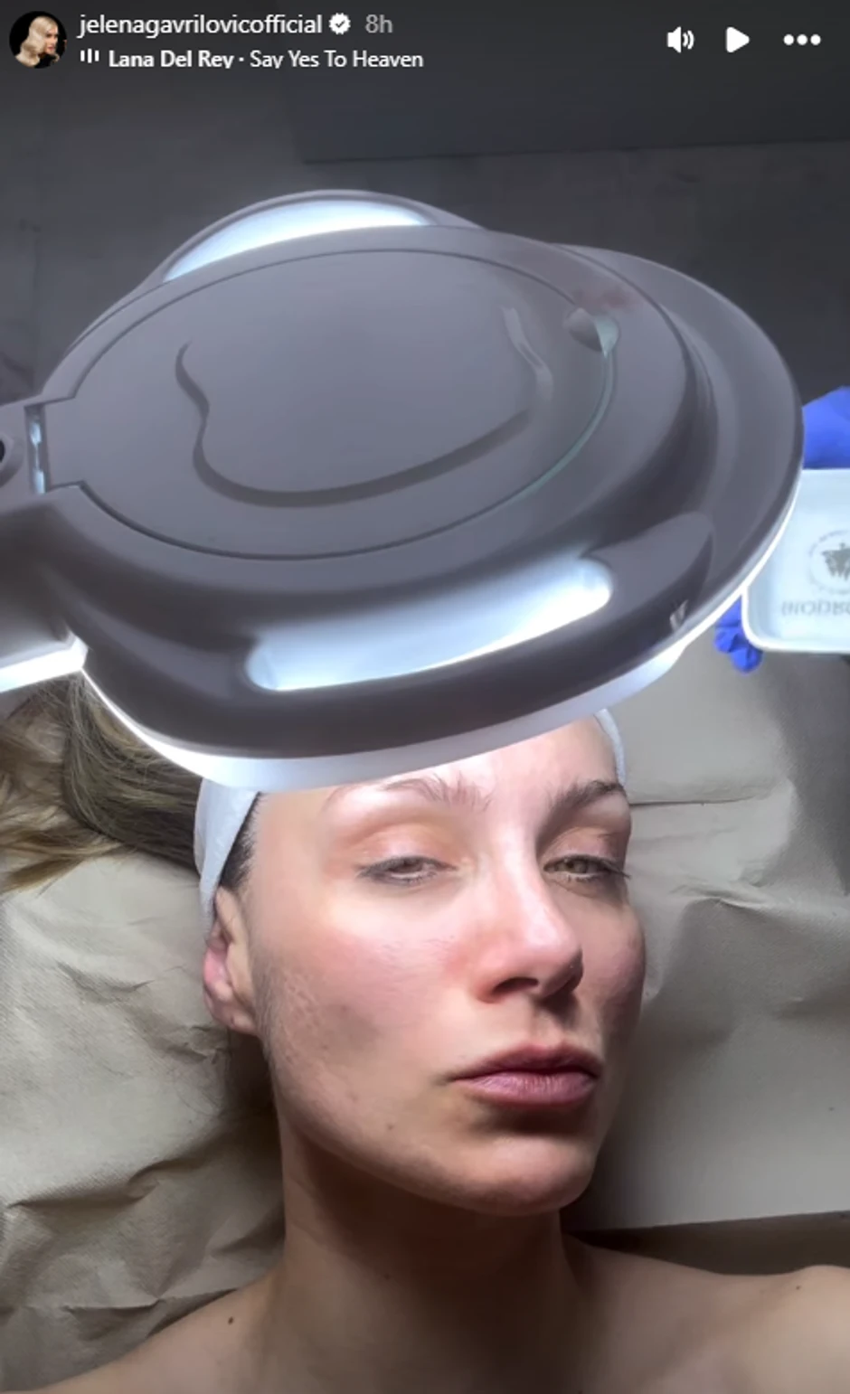 Jelena Gavrilović bez šminke