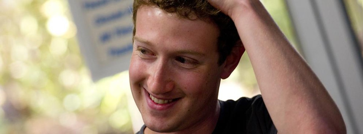 Mark Zuckerberg z Facebooka.