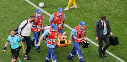 Euro 2020. Makabryczny upadek reprezentanta Rosji. Prosto z boiska trafił do szpitala