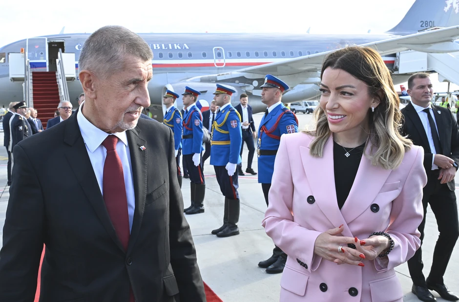 Andrej Babiš i Adrijana Mesarović