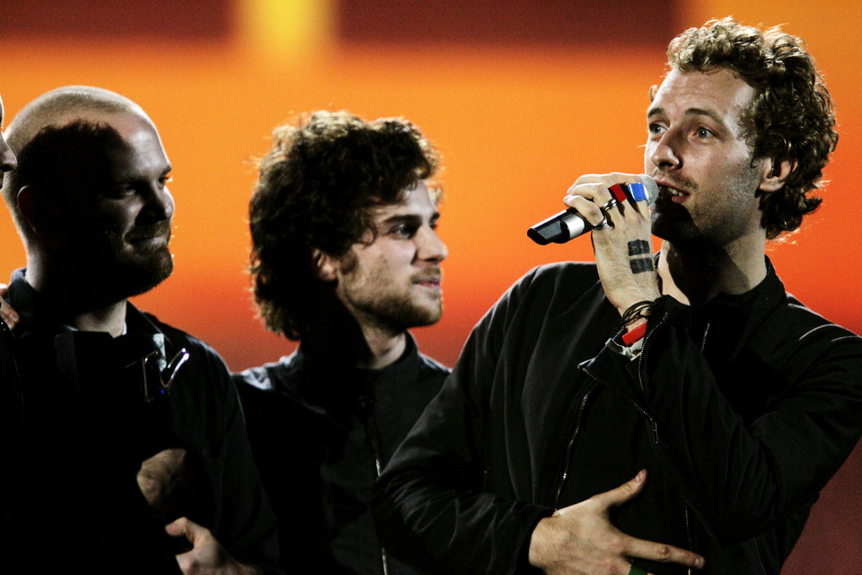 Coldplay na MTV Europe Music Awards w 2005 roku