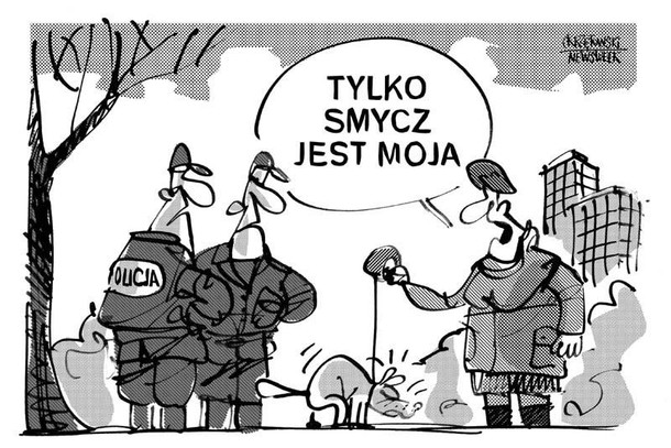 Tylko smycz jest moja psy psie kupy krzętowski