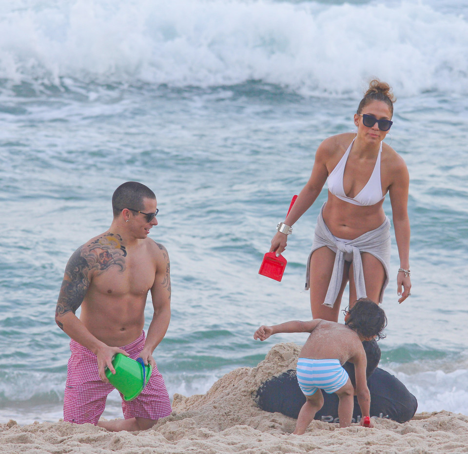 Jennifer Lopez na plaży w Rio / fot. Agencja Forum