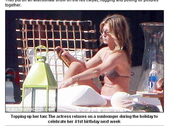 Jennifer Aniston w bikini wygląda świetnie