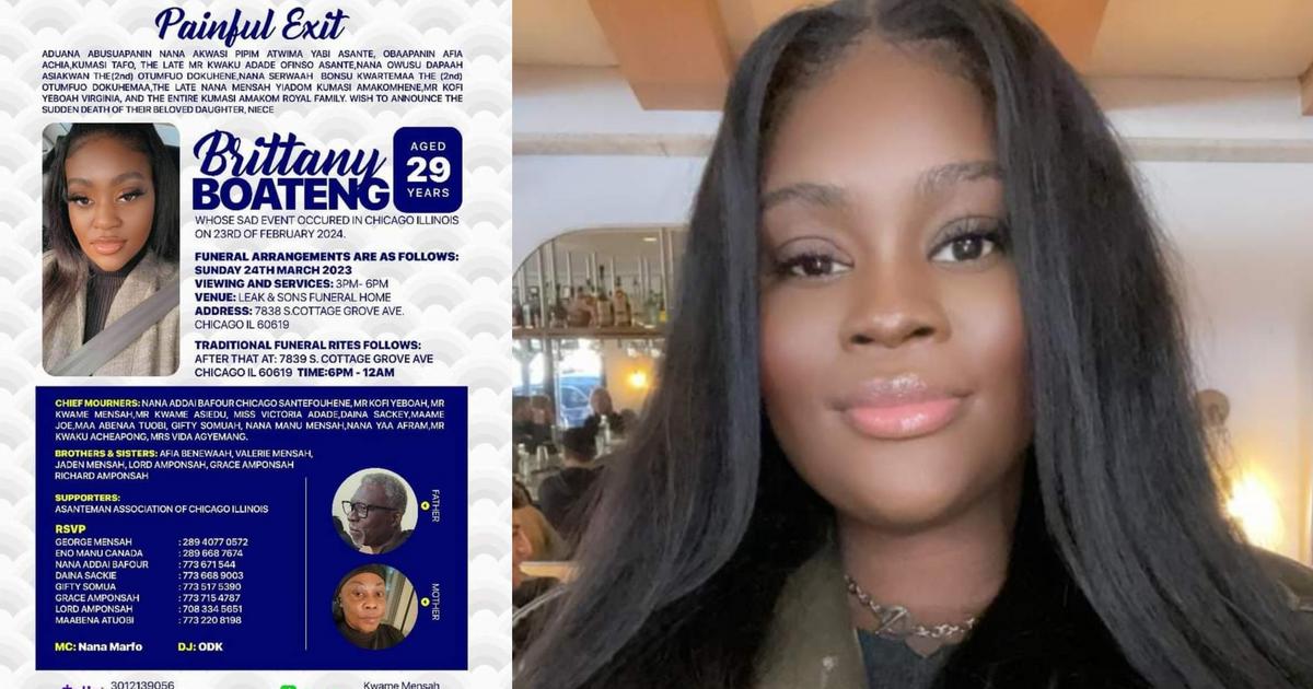 US based Ghanaian lady dies after boyfriend allegedly pushes her