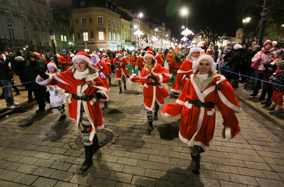 Iluminacja świąteczna w Warszawie