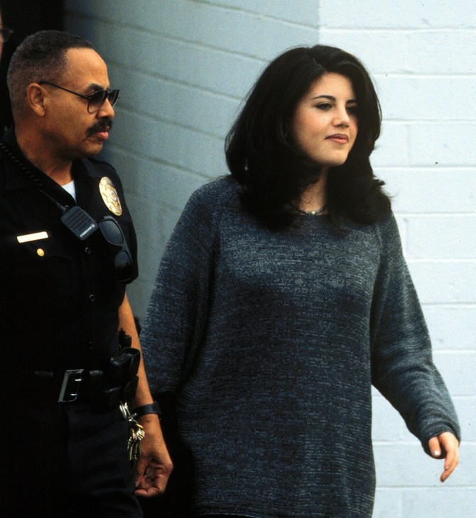 Monika Levinski na sudu 1998. godine