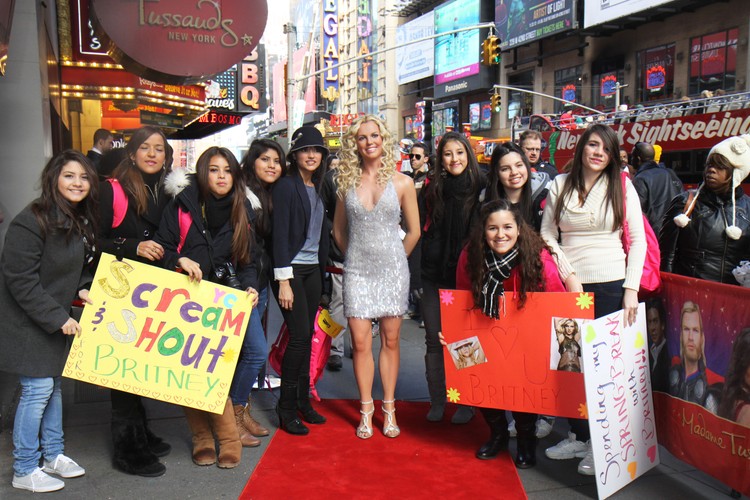 Woskowa Britney Spears w nowojorskim muzeum Madame Tussauds