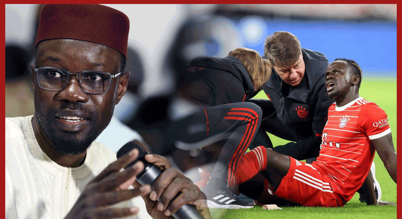 Ousmane Sonko fait des révélations sur Sadio Mané - Photomontage Pulse