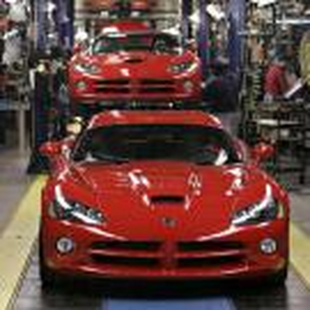 Linia produkcyjna sportowych aut Dodge Viper. Fot. Bloomberg
