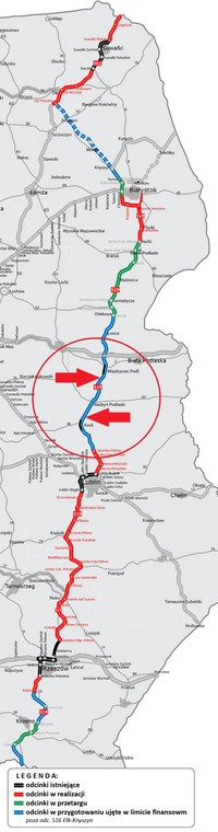 Via Carpatia będzie dłuższa o dwa nowe odcinki drogi ekspresowej S19