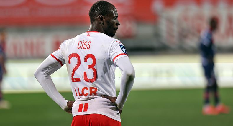 Saliou Ciss sous les couleurs de l'AS Nancy Lorraine