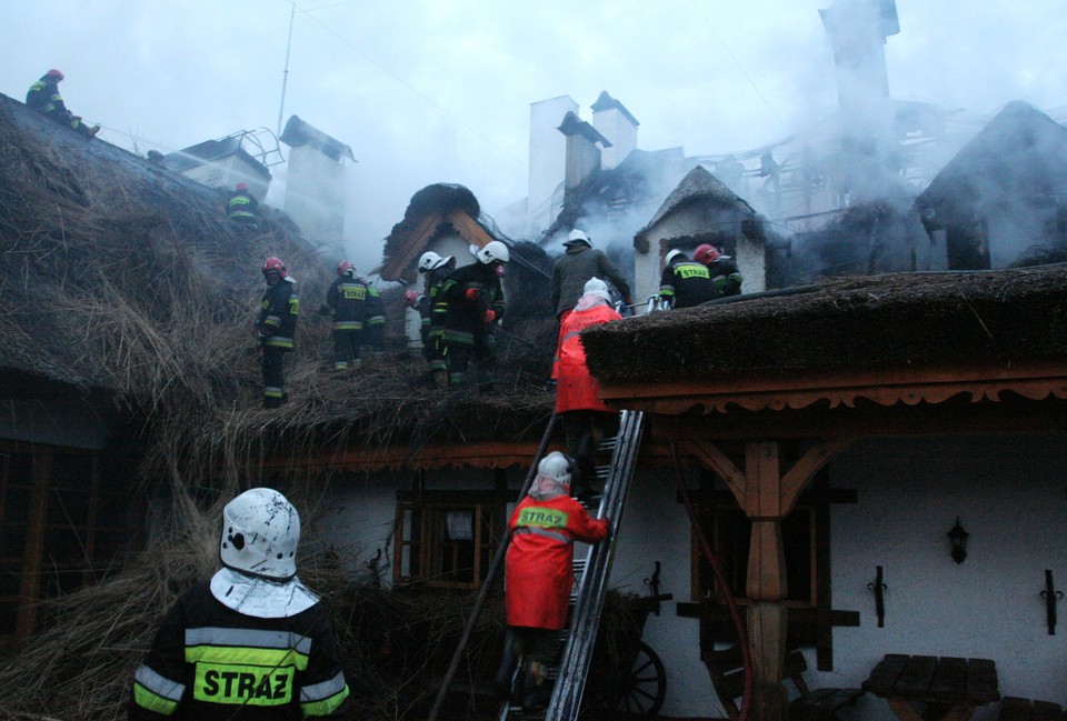 BIAŁOWIEŻA POŻAR DWOREK SOPLICOWO