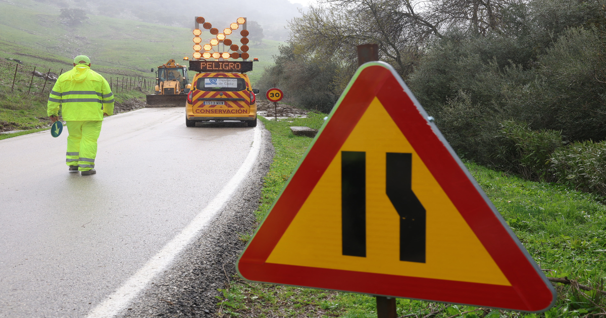Borrasca Marta: 177 carreteras cortadas en España - 141 solo en Andalucía