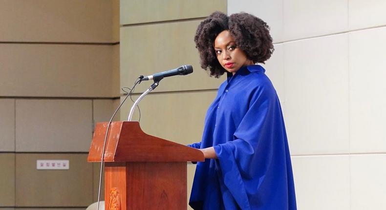 Chimamanda Adichie says she won't shut up as she continues to advocate for feminism globally. [Instagram/ChimamandaAdichie]