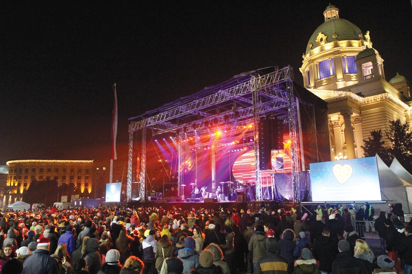 Bina ispred Doma Narodne skupštine