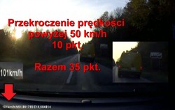 12 minut i 35 punktów karnych. Tak jeździ ITD