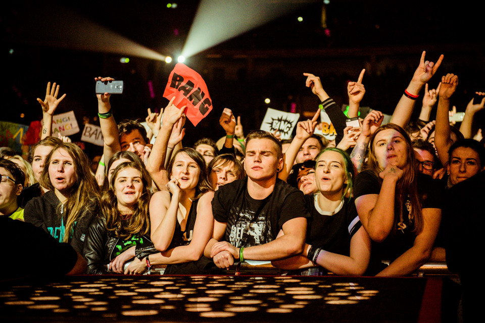 Koncert Green Day w Krakowie - zdjęcia publiczności