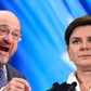 kolaż Beata Szydło Martin Schulz zamach stanu w Polsce